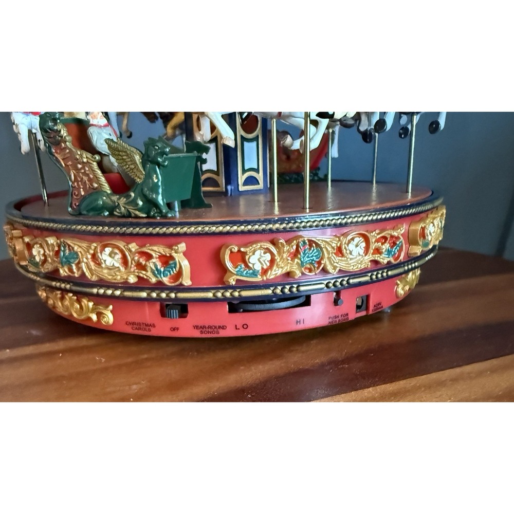 Mr. Christmas Gold Label The Carousel Animated Musical 30 Songs Box F/W - Picture 5 of 11